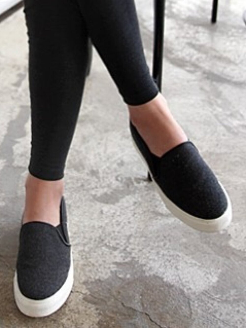 The Flexx Sneak Name Slip On Sneakers Waterproof Suede Black Size 9 NEW